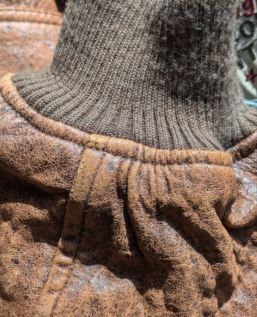 フライトジャケット　TYPE G-1 革ジャン　海軍　AVIREX