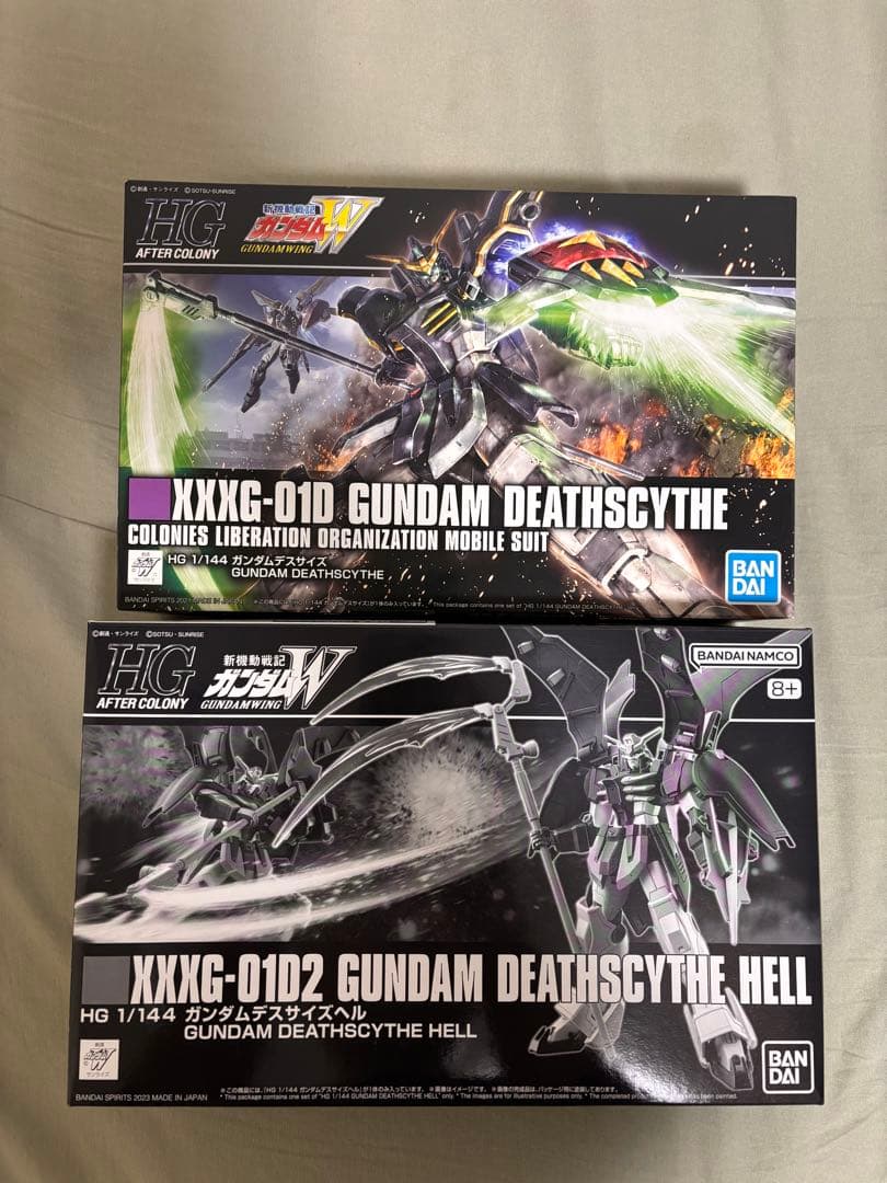 HG 1/144 GUNDAM DEATHSCYTHE & HELL 2体セット