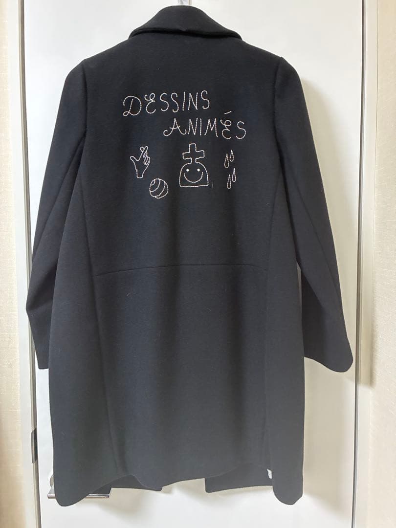 DEVASTEE【ディバステ】 チェスターコート　刺繍　レア　定価10万　黒