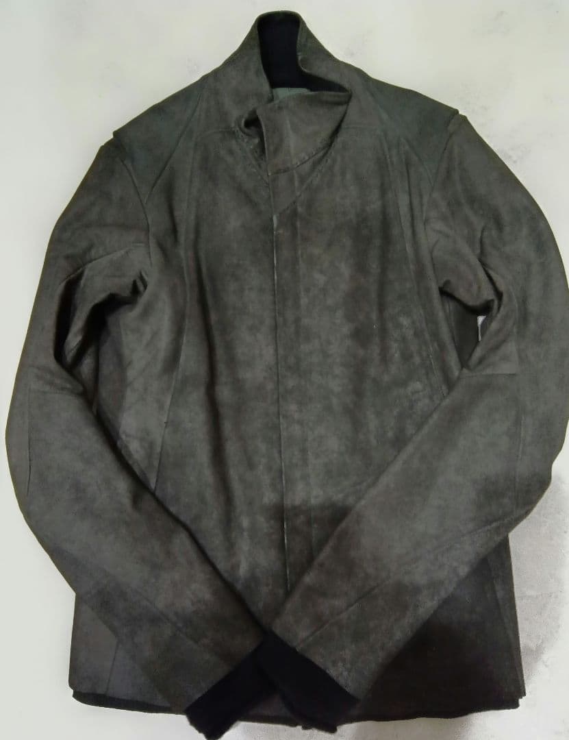 DEVOA レザージャケット ユリウス　ヴィリジアン d.hygen guidi