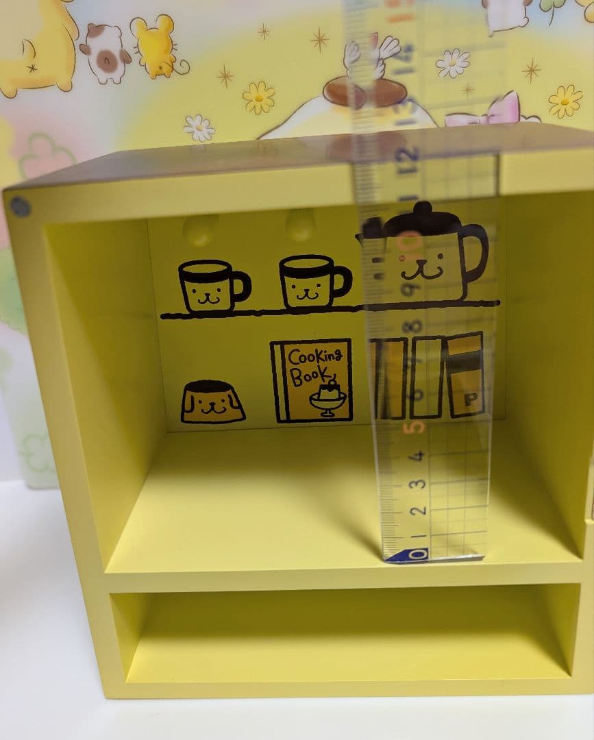 ポムポムプリン　木製　ミニチェスト　小物入れ　アクセサリーケース