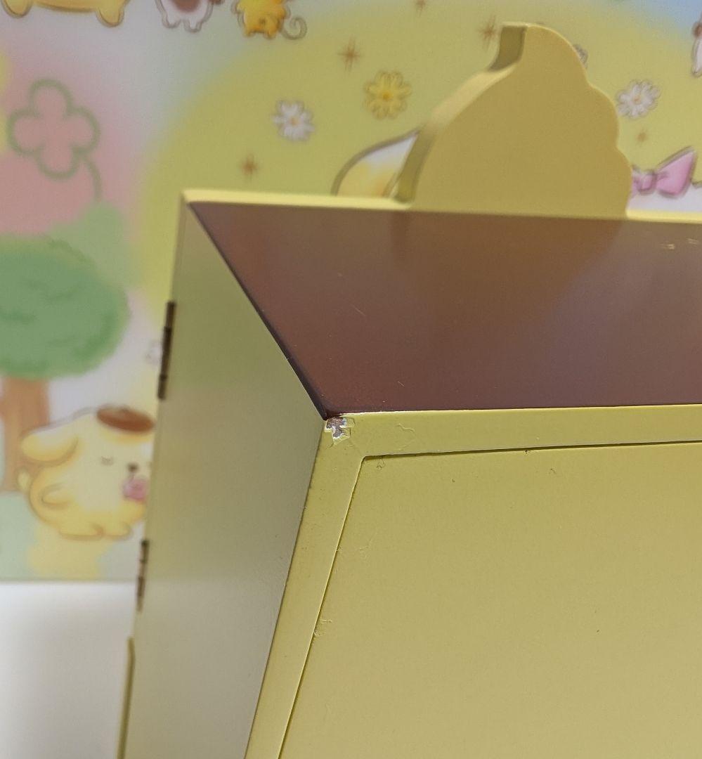 ポムポムプリン　木製　ミニチェスト　小物入れ　アクセサリーケース