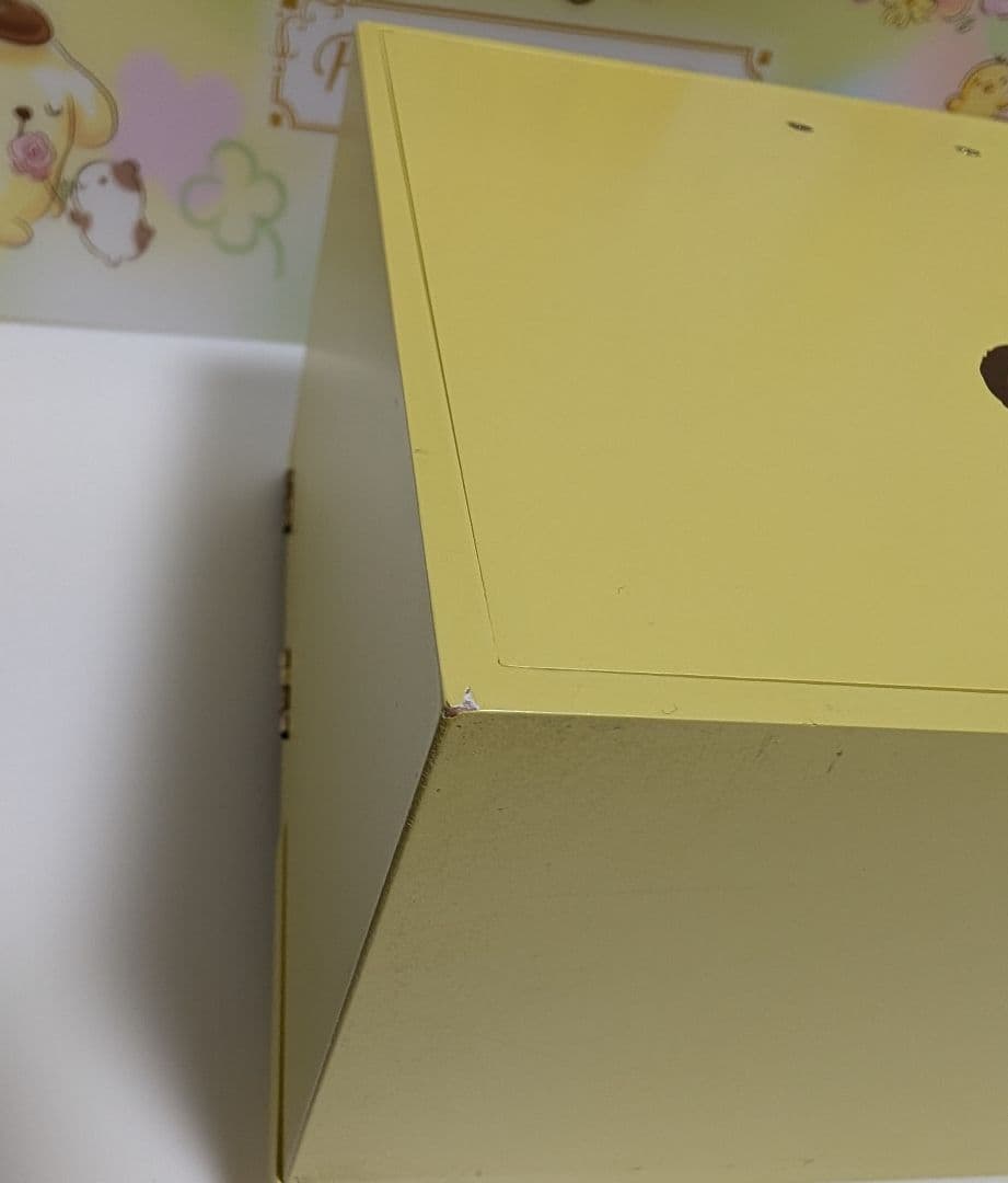 ポムポムプリン　木製　ミニチェスト　小物入れ　アクセサリーケース