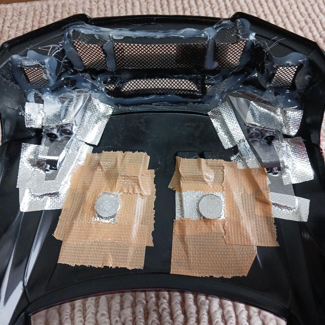 タミヤ TT02 シャーシ、GT-R R35 リバティウォークボディ