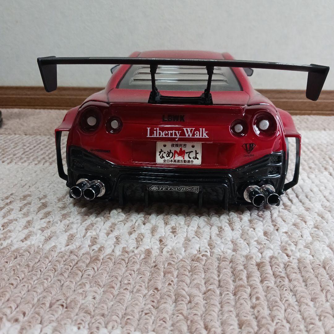 タミヤ TT02 シャーシ、GT-R R35 リバティウォークボディ