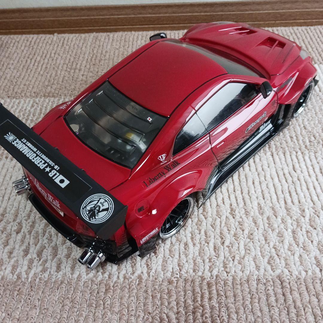 タミヤ TT02 シャーシ、GT-R R35 リバティウォークボディ