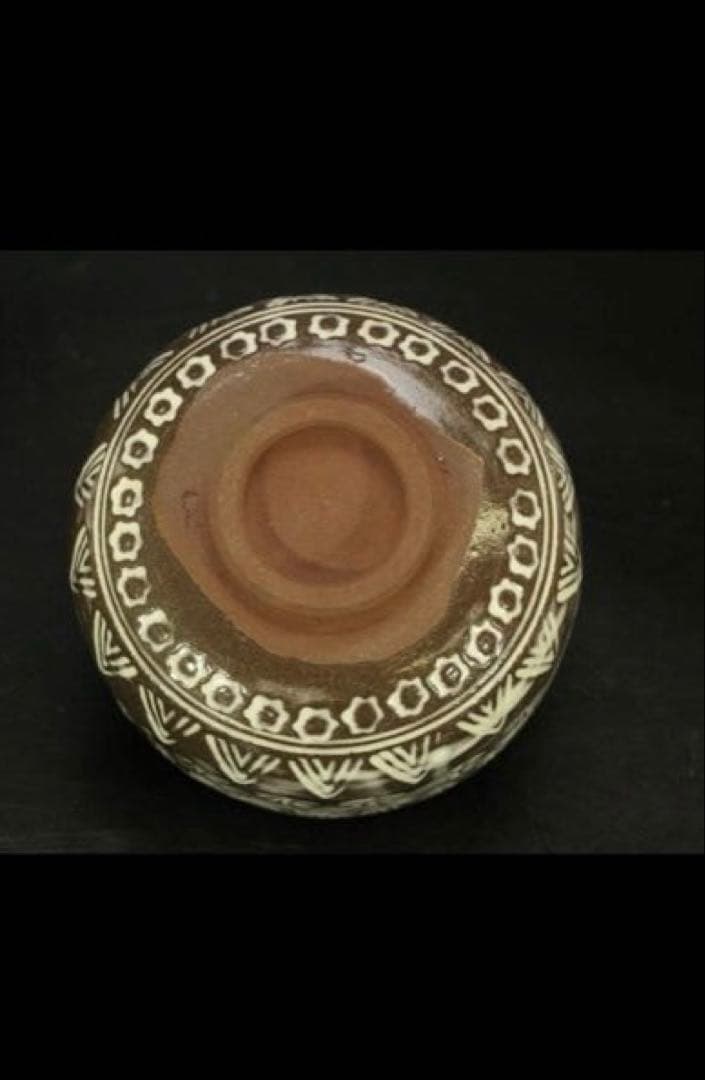 茶道具 花三嶋 茶碗 美品
