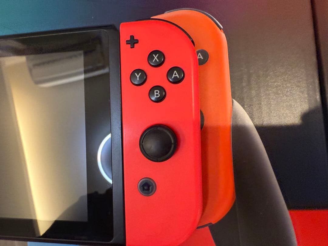 Nintendo Switch 本体 128GBSDカード、ハンドル二個付