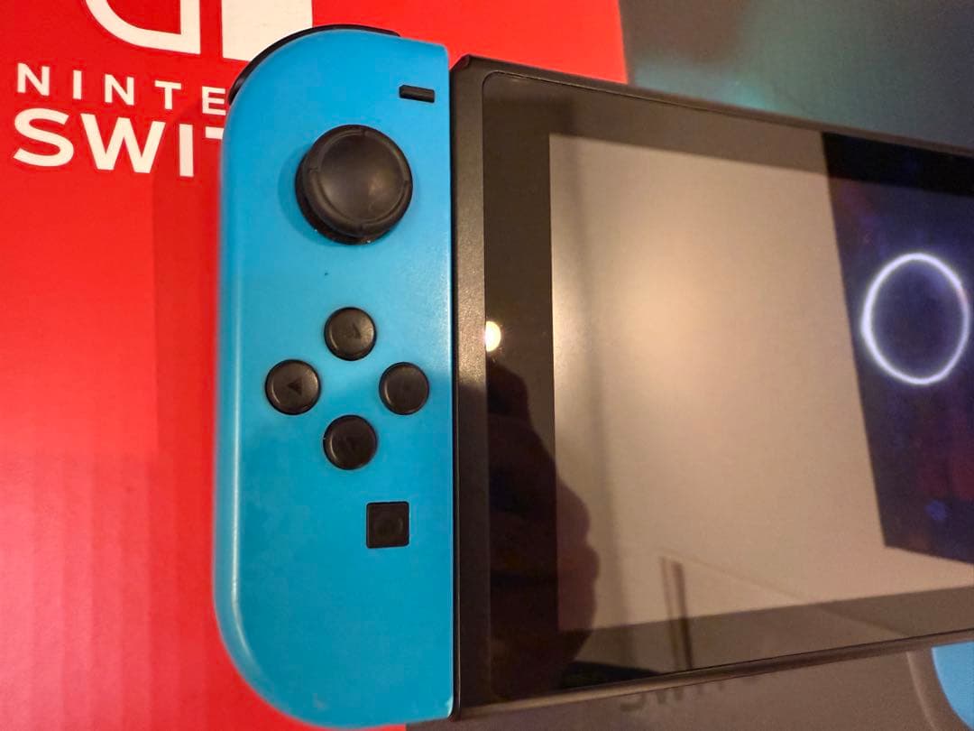 Nintendo Switch 本体 128GBSDカード、ハンドル二個付