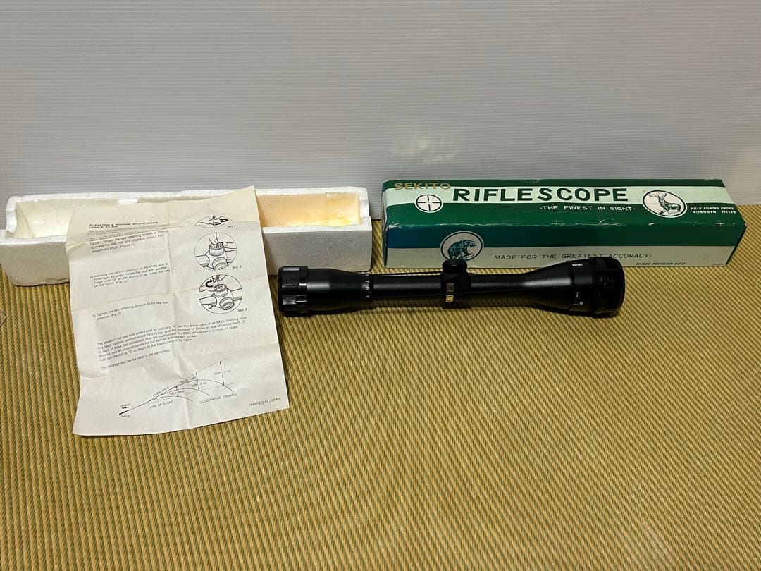 高性能　SEKITO ライフルスコープ 3-9×40 美品