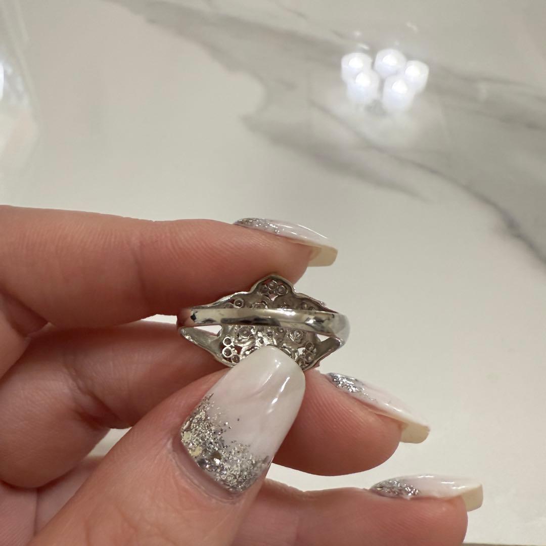 Pt900 ダイヤモンドリング 14号