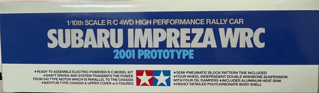 ホビーラジコン SUBARU IMPREZA WRC 2001 PROTOTYPE 58271