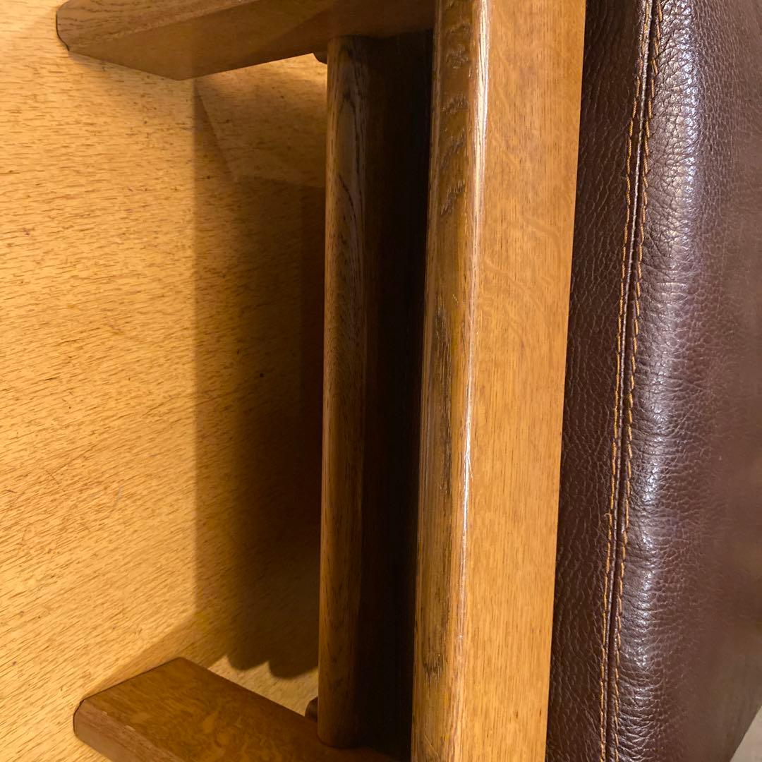 Condehouse ボルス　オットマン　高級　シボ厚革　旭川家具