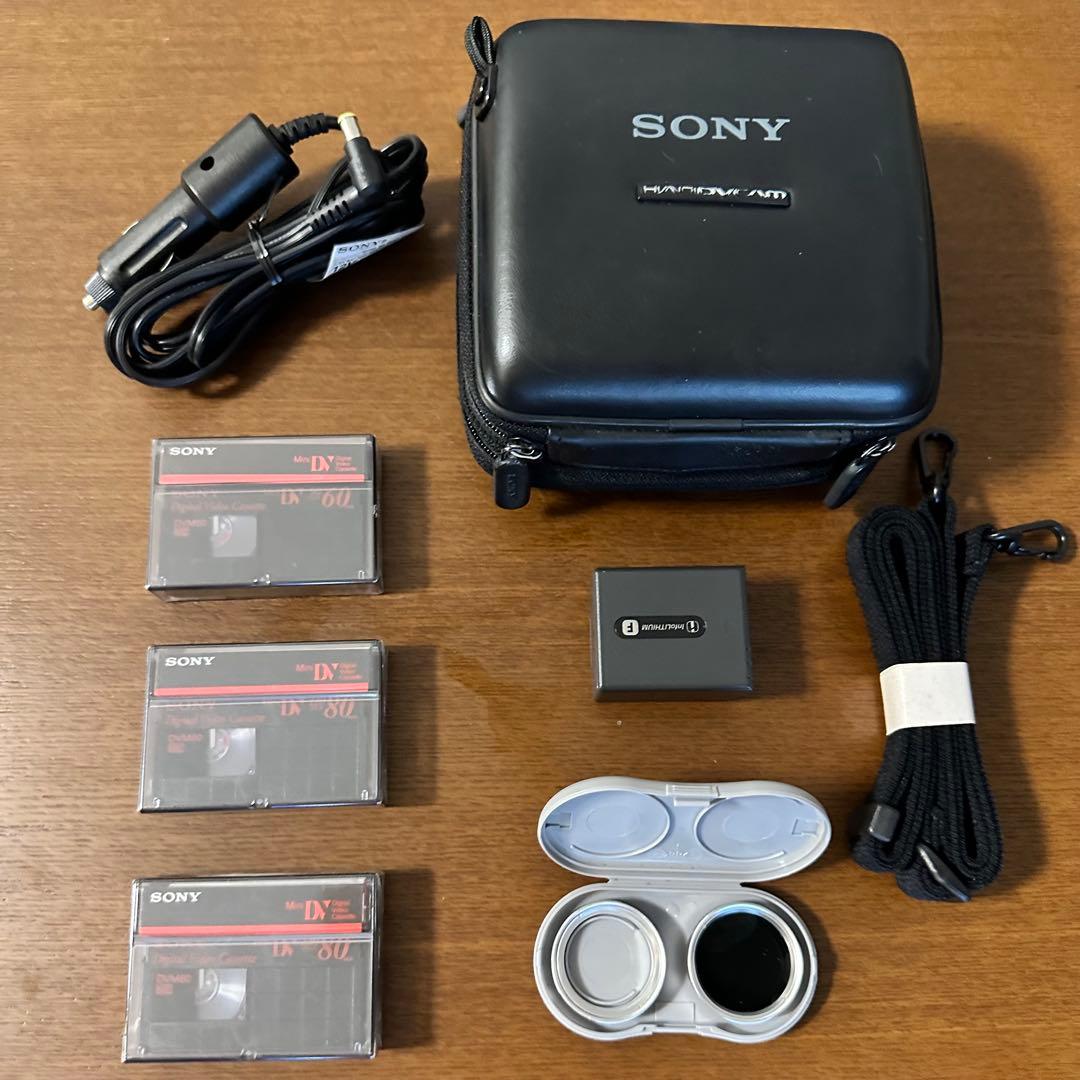 【動作品】SONY DCR-PC350 ビデオカメラ 別売付属品等多数あります。