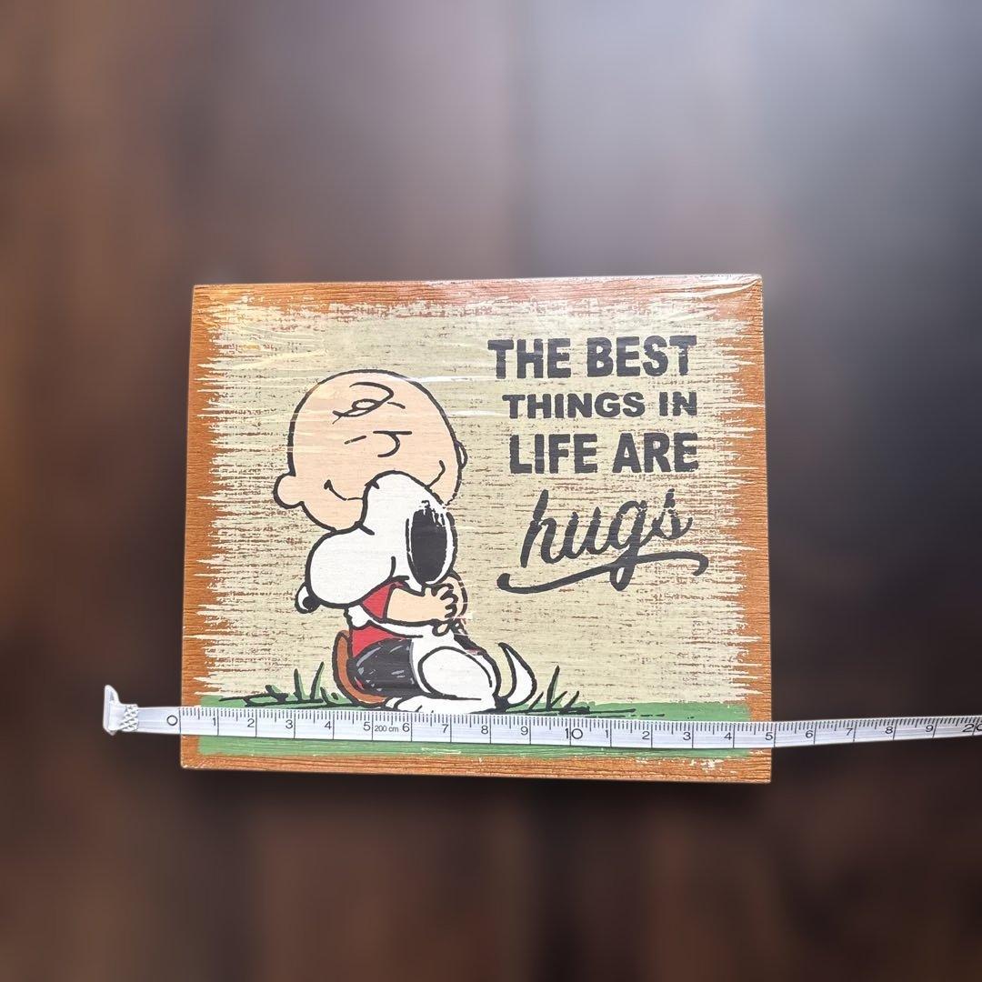 スヌーピー木製アート　レア　レトロ　海外