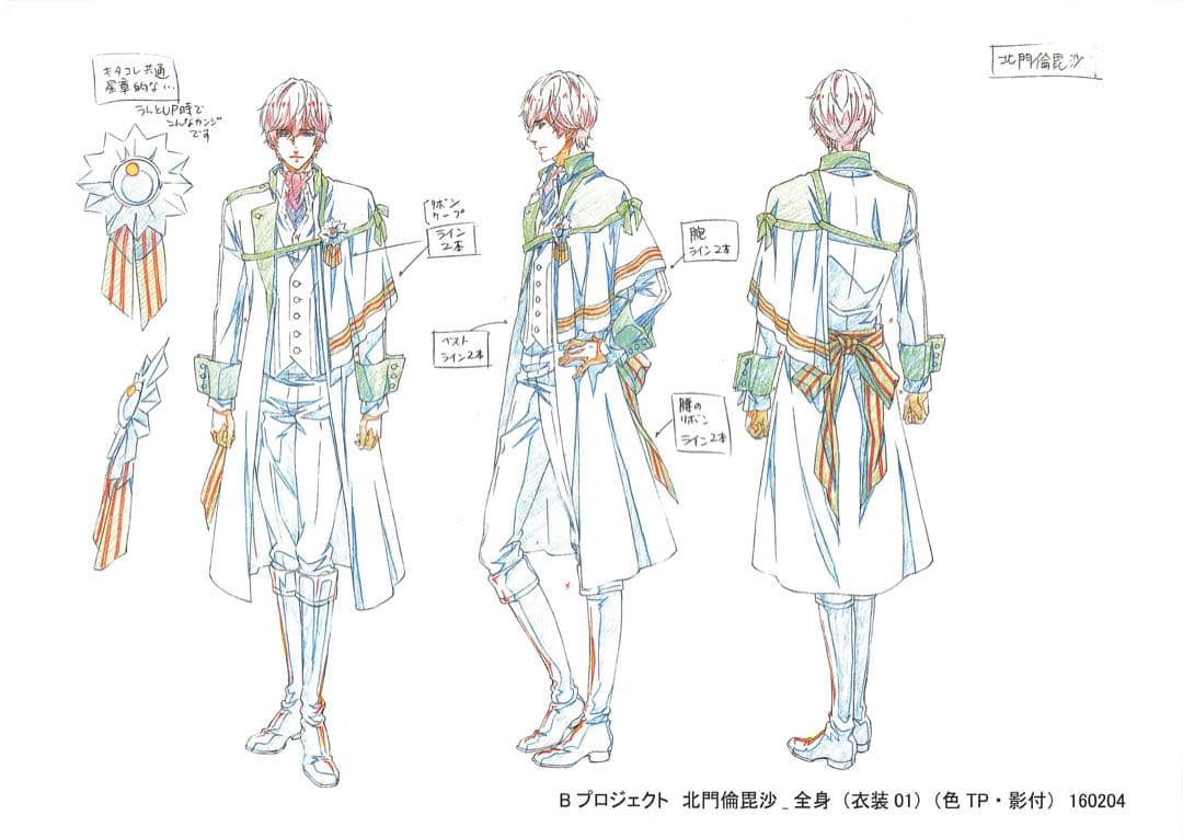 B-PROJECT　設定資料　114枚