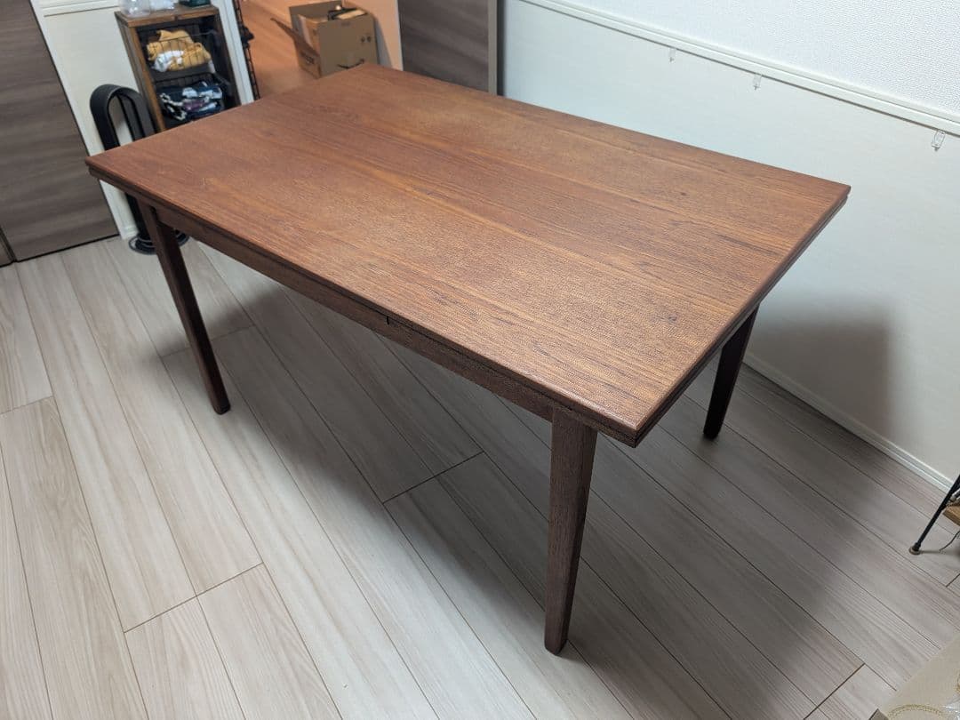 エクステンションダイニングテーブル チーク デンマーク 北欧