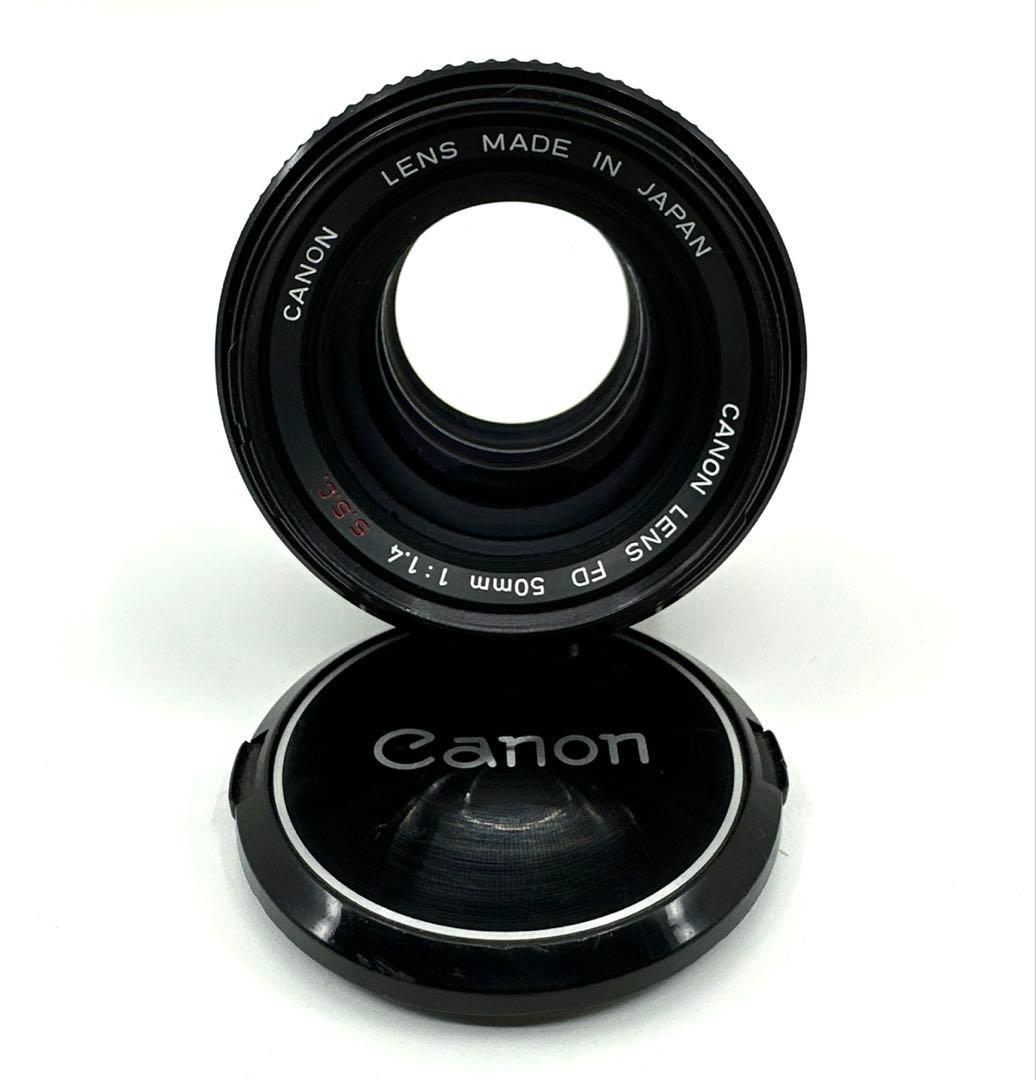[美品]CANON FD 50mm f/1.4 s.s.c レンズ