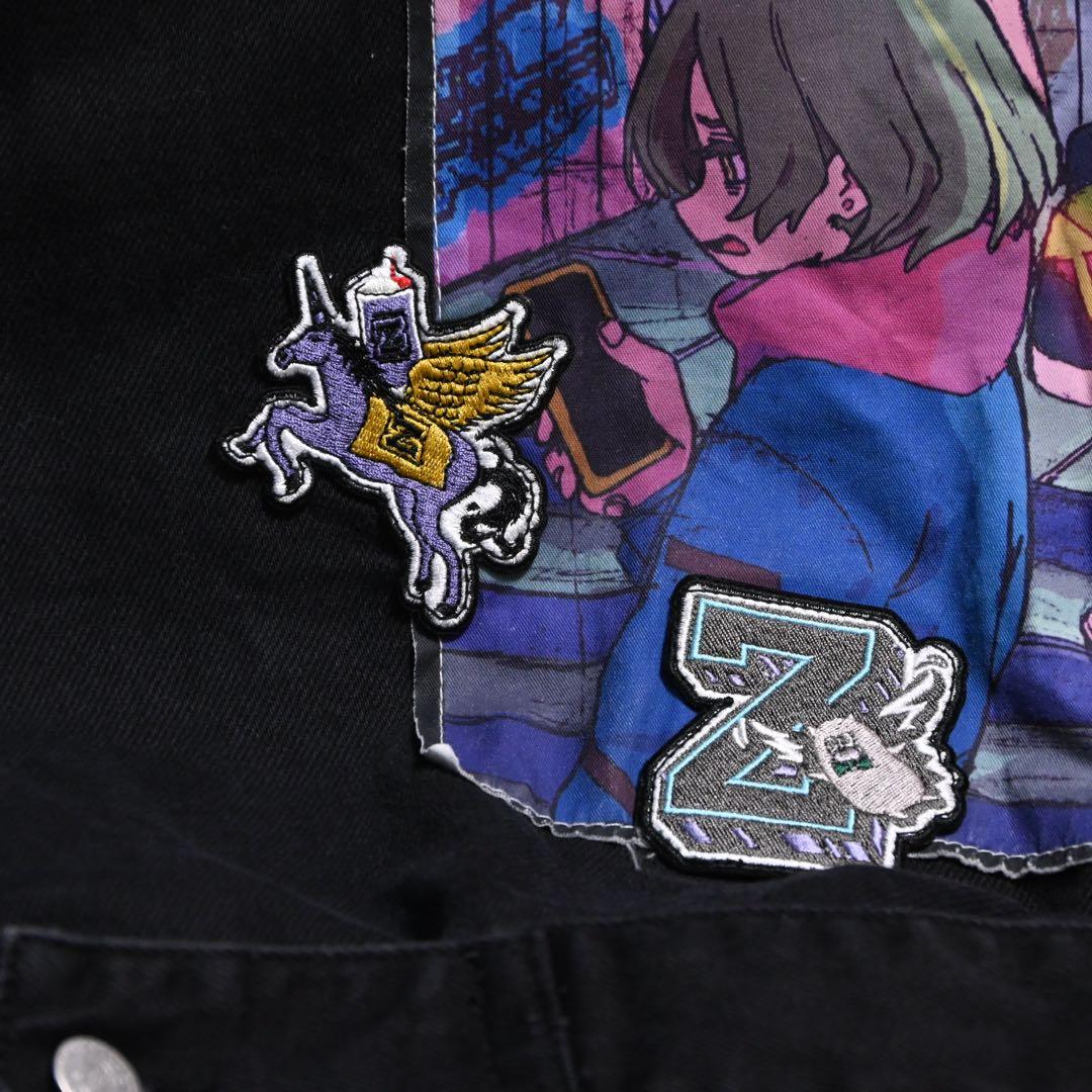 リ*リ様 ずとまよ　ずっと真夜中でいいのに。 デニムジャケット　愛のペガサス　M