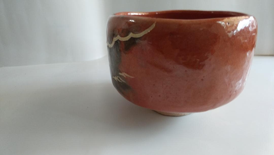 楽焼 七世 川崎和楽 勅題茶碗「 橋 」 茶碗 抹茶碗 共箱 共布 茶道具 美品