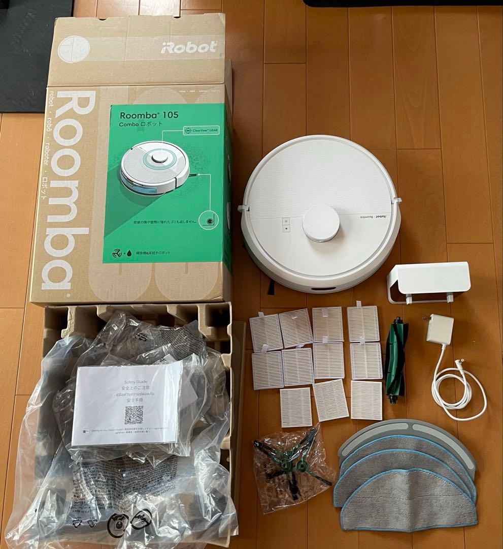 即発送Roomba 105 Combo ロボット掃除機本体+消耗品(互換品)