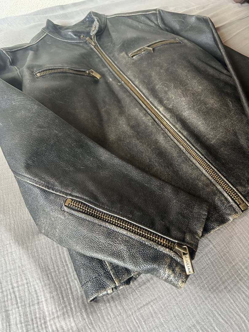 Wilsons leather 本革　シングルライダース　革ジャン