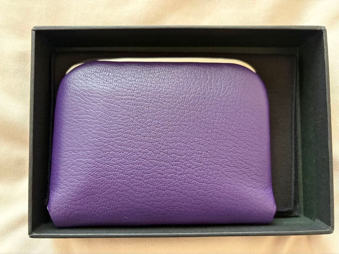 がま口財布　パープル
