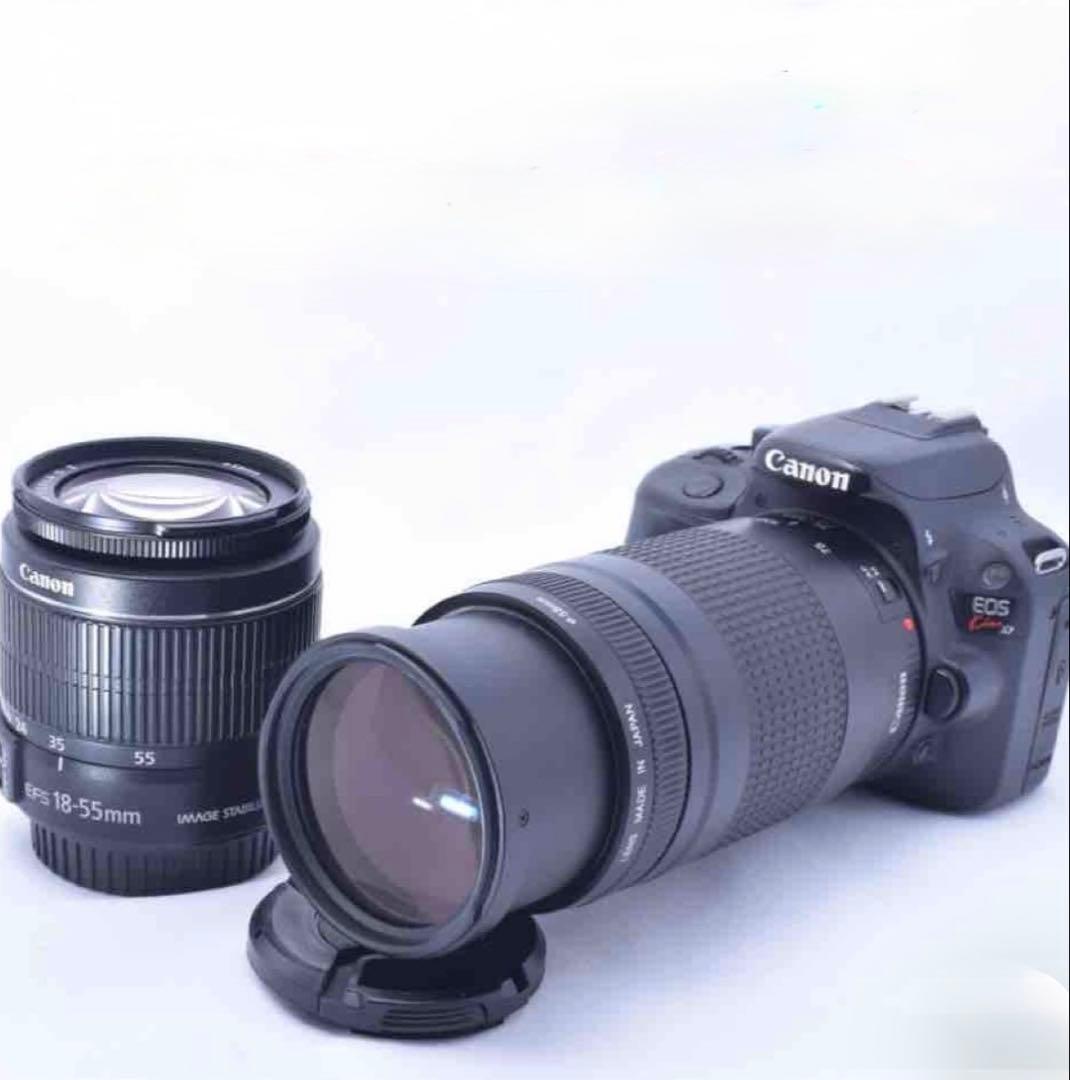 ❤️極美品❤️Canon Kiss X7 ダブルレンズセット✨大容量SD＆お手入れ付