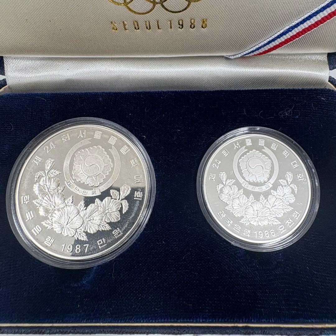 1988年ソウルオリンピック記念銀貨セット SV 925