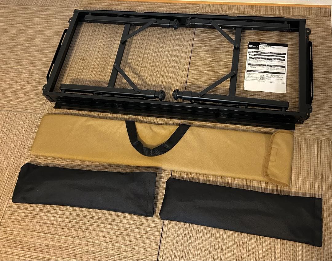 WAQ MULTI IRON TABLE パネル式アイアンテーブル 折りたたみ式