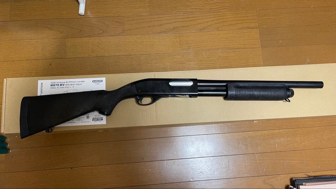 マルゼンm870ガスショットガンBKバージョン