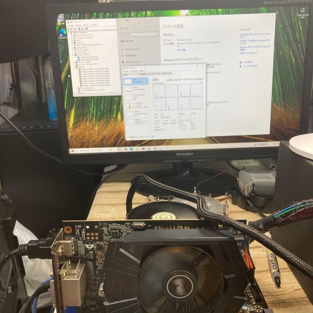 【週末値引き中！】gtx750ti i7-4770,H97,16gb,256gb