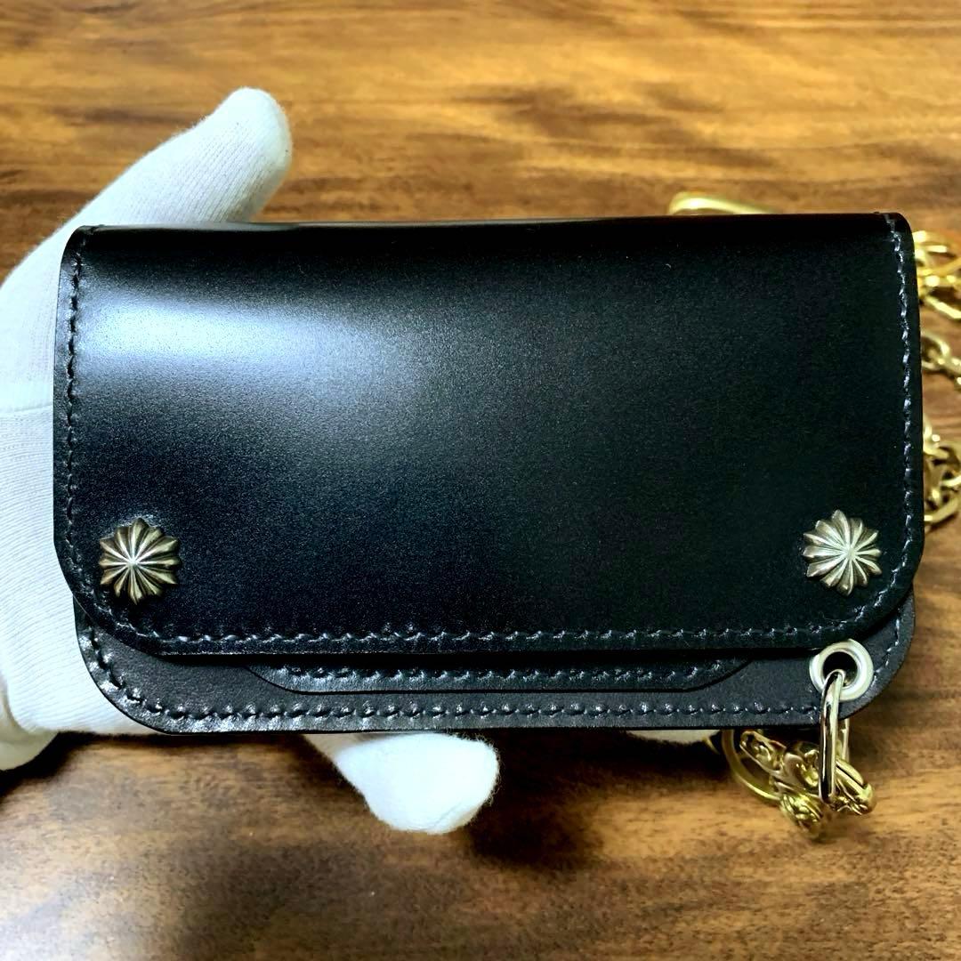 トラッカーウォレット　コードバン×栃木サドル　⭐︎CA008