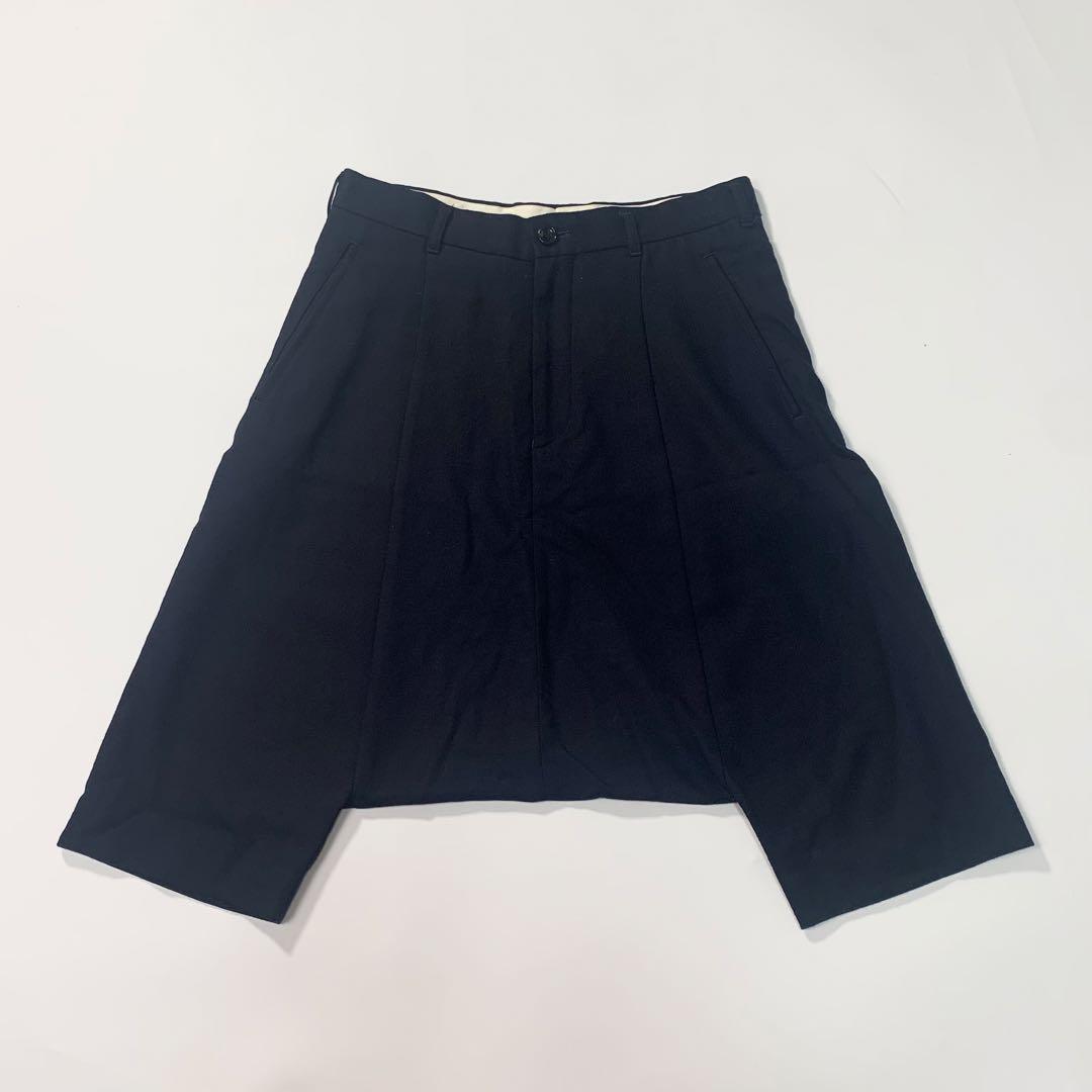 ウ*ィ様 コムデギャルソン 10SS ウール サルエル ショートパンツ ショーツ