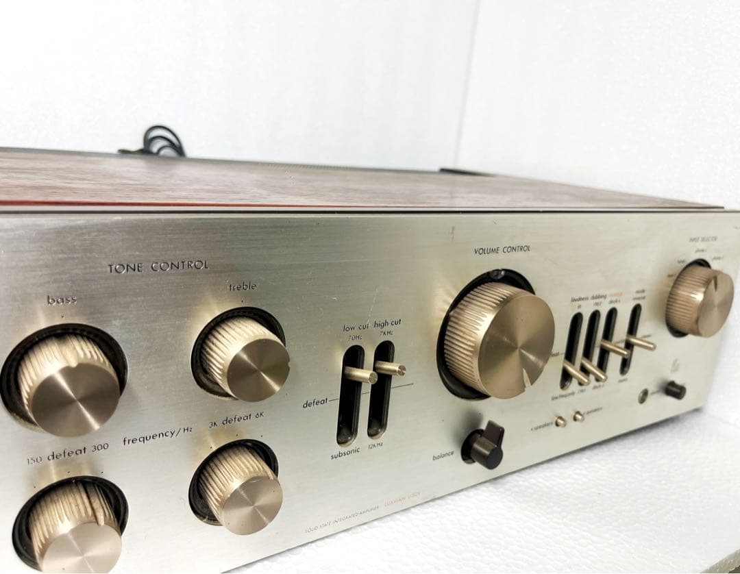 LUXMAN L-80V プリメインアンプ　レトロ　ビンテージ　オーディオ