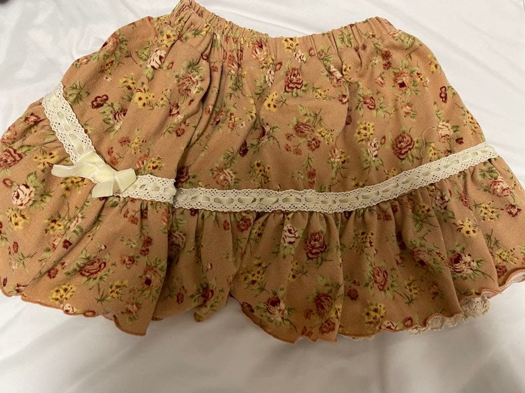 希少✨️LIZLISA インパン付き レース キュロット 花柄 姫ギャル 森ガール