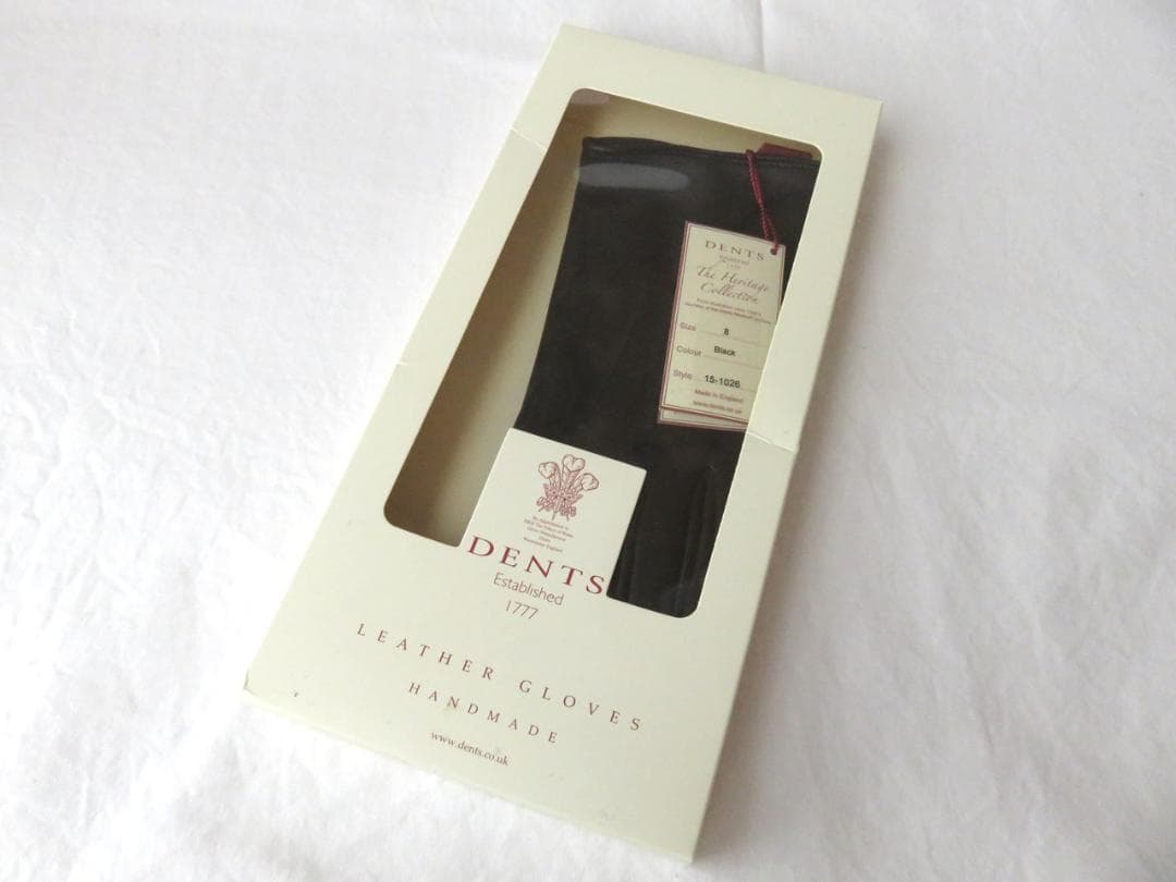 【たつや】デンツ Milton レザーグローブ ブラック 8 アンラインド
