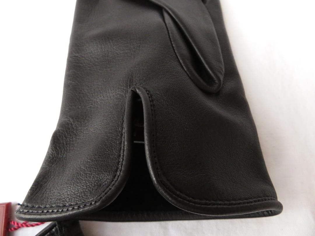 【たつや】デンツ Milton レザーグローブ ブラック 8 アンラインド