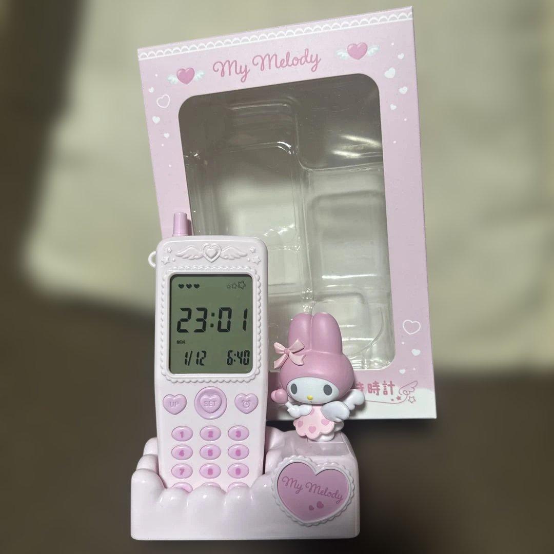 マイメロ 置き時計