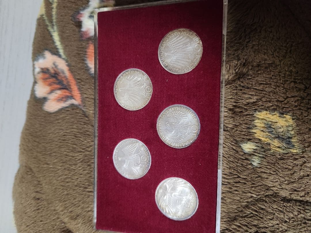 ミュンヘンオリンピック記念銀貨5枚セット