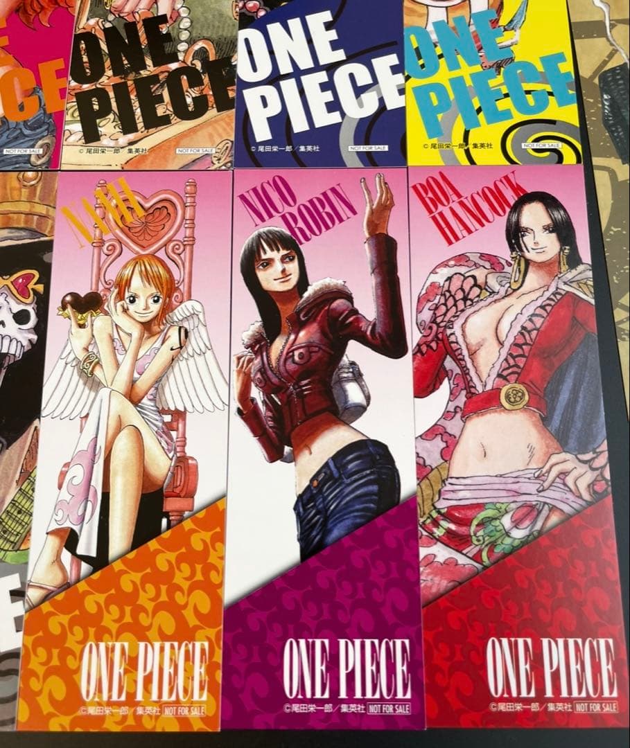 【非売品】　ワンピース　onepiece しおり　13枚セット
