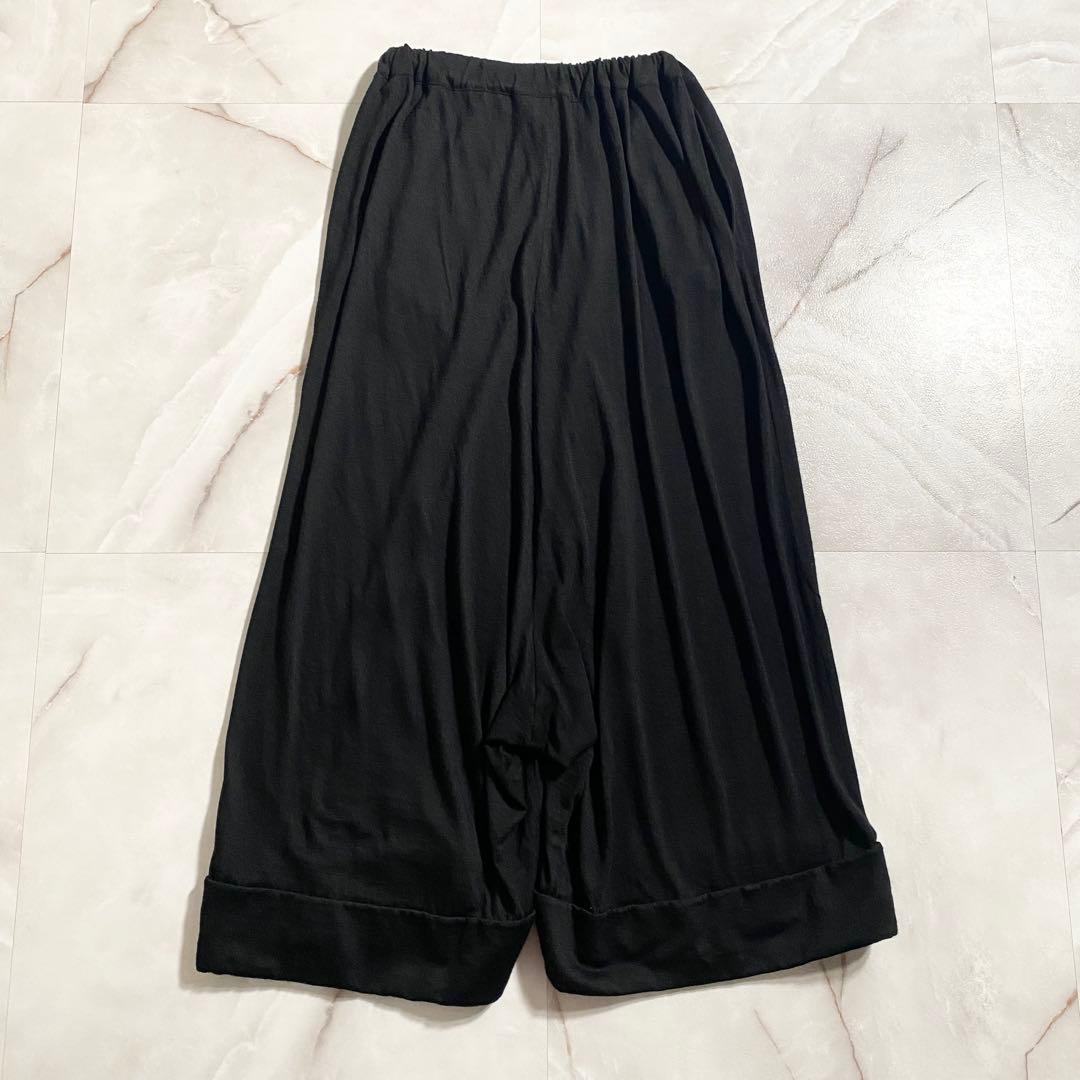 A15988 ジュンヤワタナベ 21SS ジャージーサルエルパンツ　黒 S