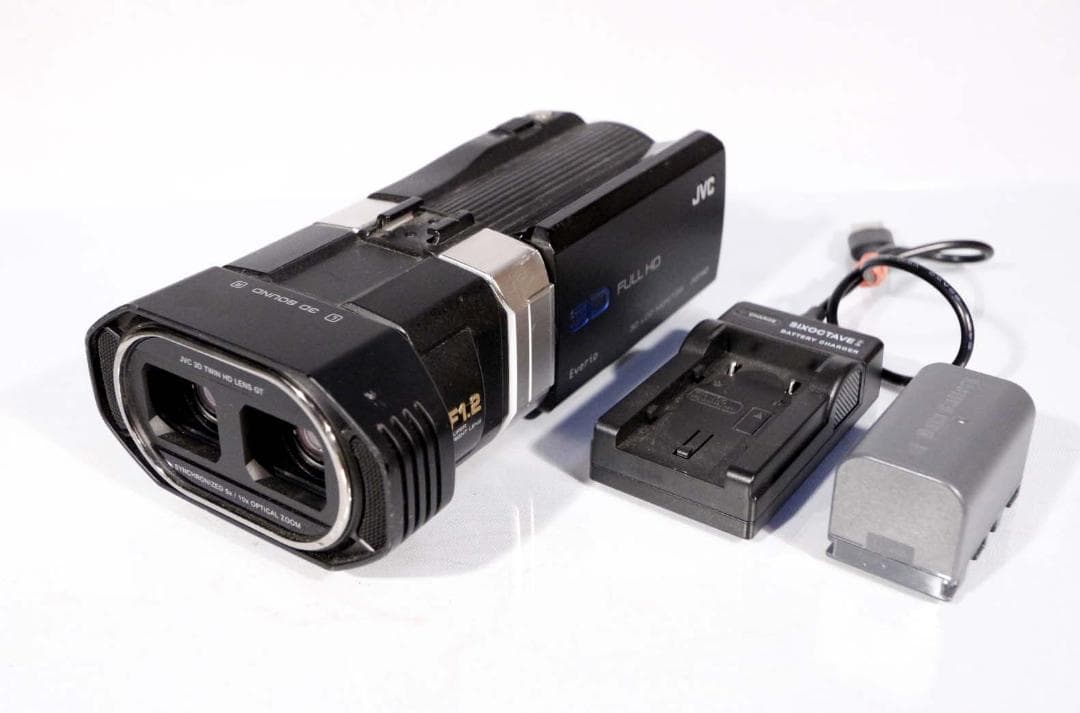 ■稀少■JVCケンウッド 3Dハイビジョンムービー GS-TD1 動作確認済