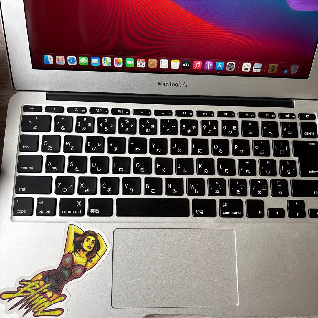 MacBook Air 2013年版 シルバー ステッカー多数