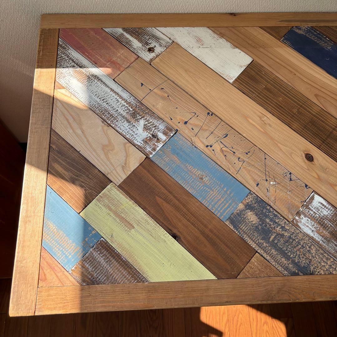 勉強机　ハンドメイド　ヴィンテージ 加工　机