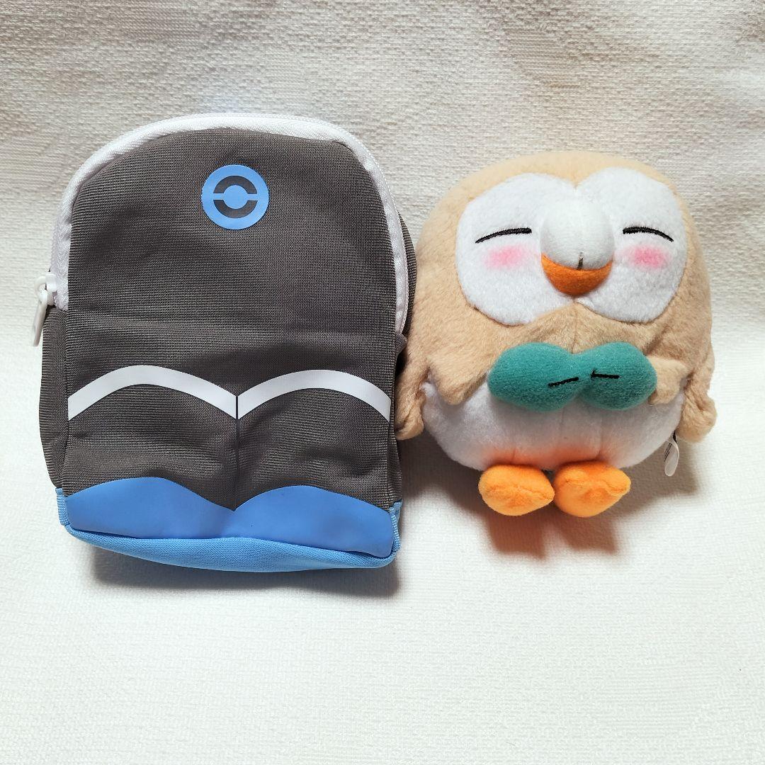 希少　タカラトミー　ポケットモンスター　モクロー　サトシのリュック　ぬいぐるみ