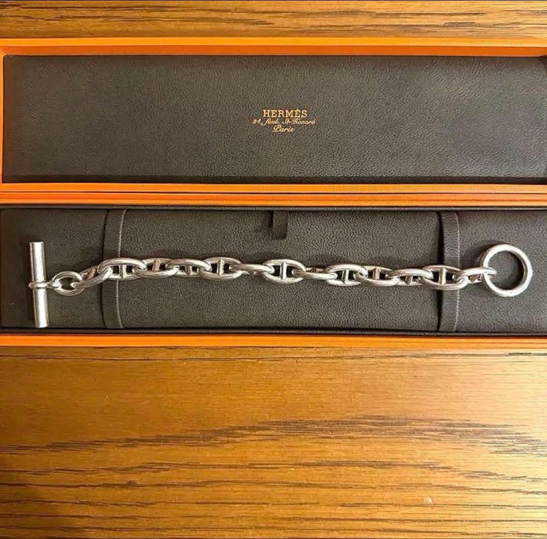 (フランス購入)HERMES シェーヌダンクル GM 13コマ