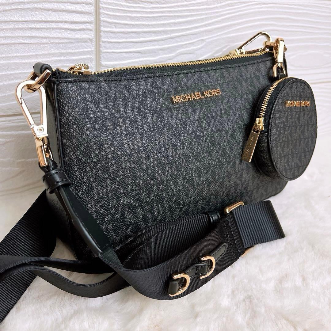 未使用☆MICHAEL KORSマイケルコース2wayショルダーバッグ 小銭入れ