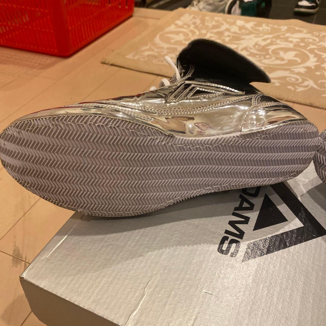 ADAMS シルバー ボクシングシューズ