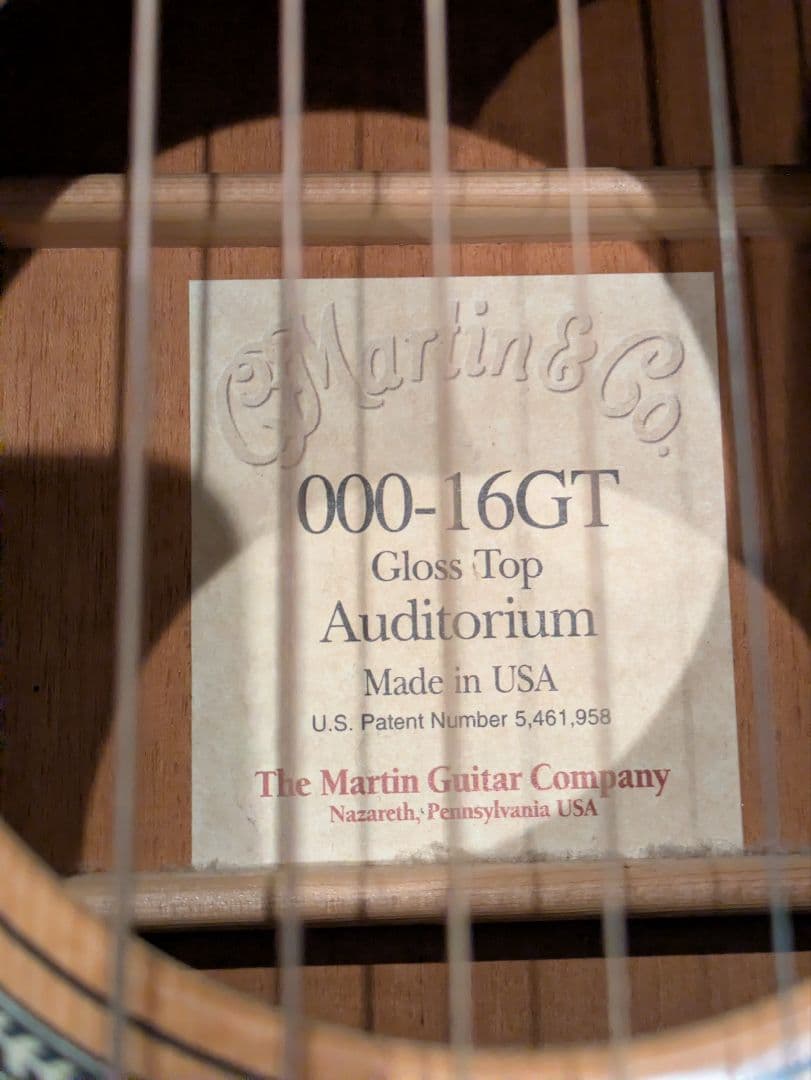 Martin 000-16GT アコースティックギター ハードケース付き